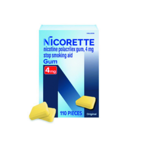 Nicorette Nicotine Gum 4mg Original 110 Ct