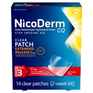 Nicoderm CQ Patches Step 3 7 mg (14 Patches)