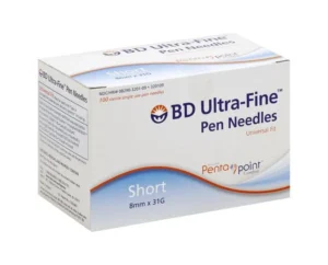 BD NFR Pen Needles (orange stripe top right front)